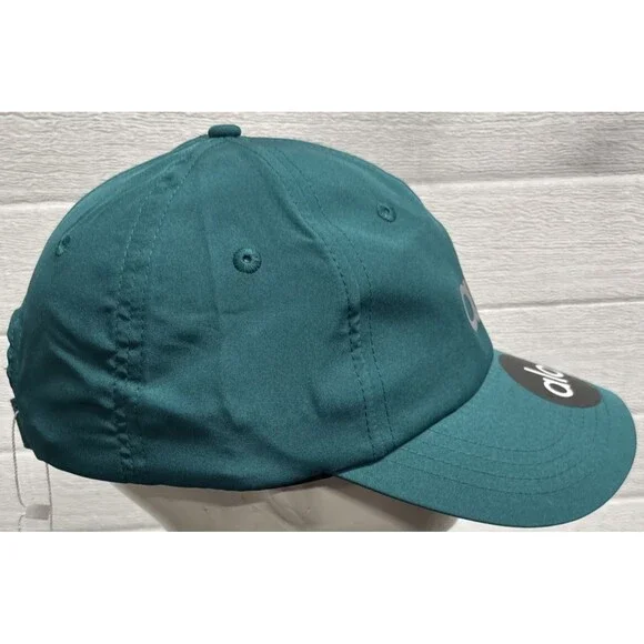 Alo Yoga Off-Duty Soft Cap Green Adjustable Hat Peaked Sun Hat Baseball Cap NWT - Picture 4 of 8